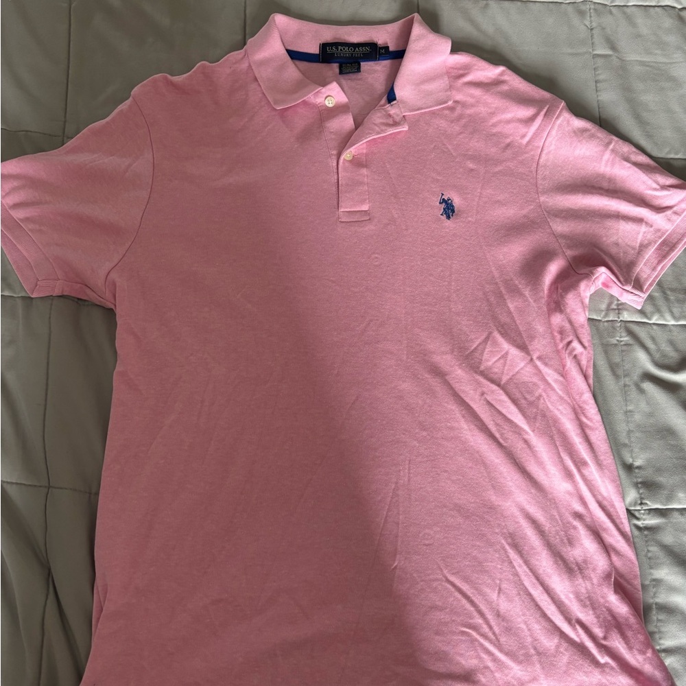 U.S. Polo Assn. Pink Men's Polo Shirt